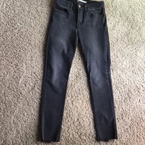 Women’s Levi’s 711 skinny gray wash jeans 27